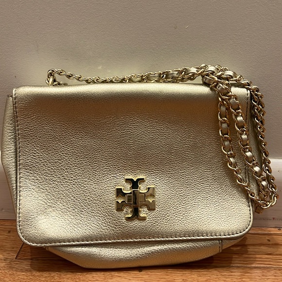 TORY BURCH GOLD BAG